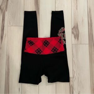 Black and Red Plaid Women's Pants